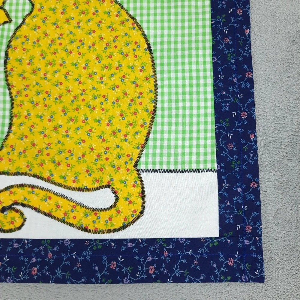 Handmade applique fabric